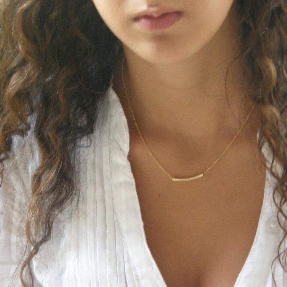 Golden Bar Necklace
